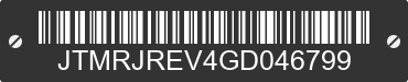 2016 TOYOTA RAV4 JTMRJREV4GD046799 VIN decoded