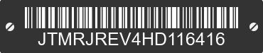 2017 TOYOTA RAV4 JTMRJREV4HD116416 VIN decoded