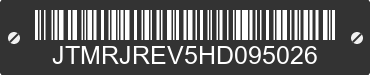 2017 TOYOTA RAV4 JTMRJREV5HD095026 VIN decoded
