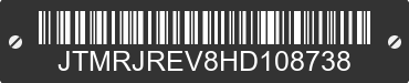 2017 TOYOTA RAV4 JTMRJREV8HD108738 VIN decoded