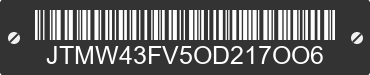 0 TOYOTA RAV4 JTMW43FV5OD217OO6 VIN decoded