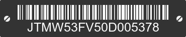 0 TOYOTA RAV4 JTMW53FV50D005378 VIN decoded