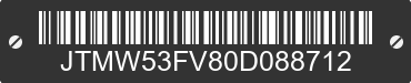 0 TOYOTA RAV4 JTMW53FV80D088712 VIN decoded