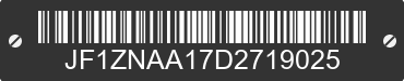 2013 TOYOTA Scion FR-S JF1ZNAA17D2719025 VIN decoded