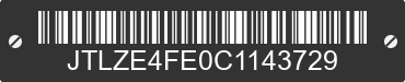 2012 TOYOTA Scion xB JTLZE4FE0C1143729 VIN decoded