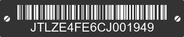 2012 TOYOTA Scion xB JTLZE4FE6CJ001949 VIN decoded