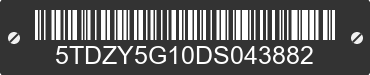 2013 TOYOTA Sequoia 5TDZY5G10DS043882 VIN decoded