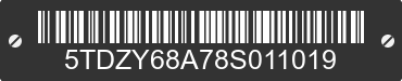 2008 TOYOTA Sequoia 5TDZY68A78S011019 VIN decoded