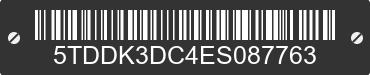 2014 TOYOTA Sienna 5TDDK3DC4ES087763 VIN decoded