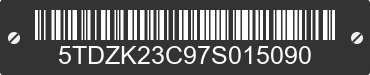 2007 TOYOTA Sienna 5TDZK23C97S015090 VIN decoded
