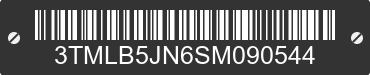 2025 TOYOTA Tacoma 3TMLB5JN6SM090544 VIN decoded