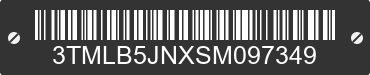 2025 TOYOTA Tacoma 3TMLB5JNXSM097349 VIN decoded