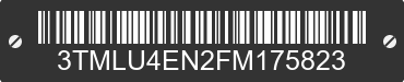 2015 TOYOTA Tacoma 3TMLU4EN2FM175823 VIN decoded