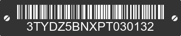 2023 TOYOTA Tacoma 3TYDZ5BNXPT030132 VIN decoded