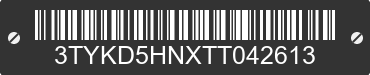 2026 TOYOTA Tacoma 3TYKD5HNXTT042613 VIN decoded