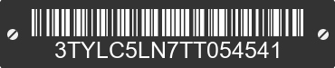 2026 TOYOTA Tacoma 3TYLC5LN7TT054541 VIN decoded