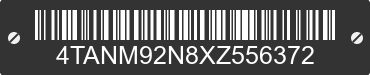 1999 TOYOTA Tacoma 4TANM92N8XZ556372 VIN decoded
