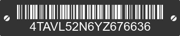 2000 TOYOTA Tacoma 4TAVL52N6YZ676636 VIN decoded