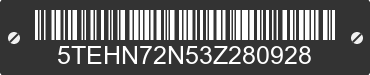 2003 TOYOTA Tacoma 5TEHN72N53Z280928 VIN decoded