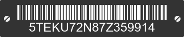 2007 TOYOTA Tacoma 5TEKU72N87Z359914 VIN decoded
