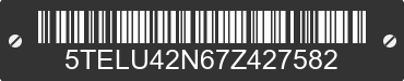 2007 TOYOTA Tacoma 5TELU42N67Z427582 VIN decoded