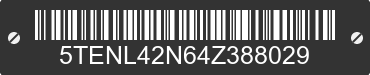 2004 TOYOTA Tacoma 5TENL42N64Z388029 VIN decoded