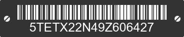 2009 TOYOTA Tacoma 5TETX22N49Z606427 VIN decoded