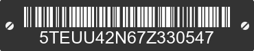 2007 TOYOTA Tacoma 5TEUU42N67Z330547 VIN decoded