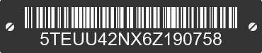 2006 TOYOTA Tacoma 5TEUU42NX6Z190758 VIN decoded
