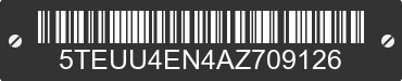 2010 TOYOTA Tacoma 5TEUU4EN4AZ709126 VIN decoded