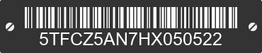 2017 TOYOTA Tacoma 5TFCZ5AN7HX050522 VIN decoded