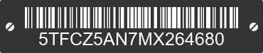 2021 TOYOTA Tacoma 5TFCZ5AN7MX264680 VIN decoded