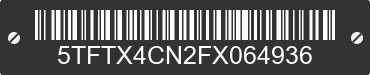 2015 TOYOTA Tacoma 5TFTX4CN2FX064936 VIN decoded