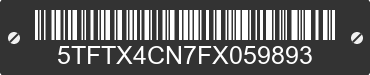 2015 TOYOTA Tacoma 5TFTX4CN7FX059893 VIN decoded
