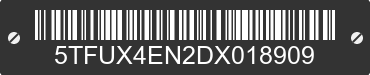 2013 TOYOTA Tacoma 5TFUX4EN2DX018909 VIN decoded