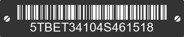 2004 TOYOTA Tundra 5TBET34104S461518 VIN decoded