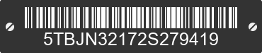 2002 TOYOTA Tundra 5TBJN32172S279419 VIN decoded