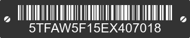 2014 TOYOTA Tundra 5TFAW5F15EX407018 VIN decoded