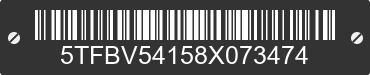 2008 TOYOTA Tundra 5TFBV54158X073474 VIN decoded