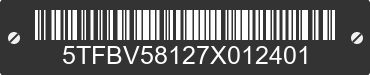 2007 TOYOTA Tundra 5TFBV58127X012401 VIN decoded