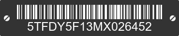 2021 TOYOTA Tundra 5TFDY5F13MX026452 VIN decoded