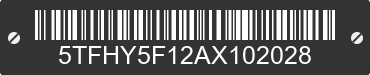 2010 TOYOTA Tundra 5TFHY5F12AX102028 VIN decoded