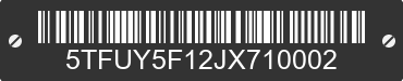 2018 TOYOTA Tundra 5TFUY5F12JX710002 VIN decoded