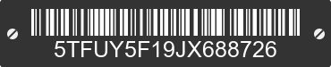 2018 TOYOTA Tundra 5TFUY5F19JX688726 VIN decoded