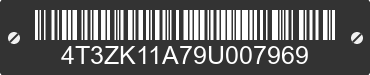 2009 TOYOTA Venza 4T3ZK11A79U007969 VIN decoded