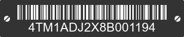 2008 TRAIL STAR TRAILER Trail Star 4TM1ADJ2X8B001194 VIN decoded