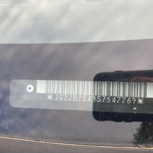 1g2jb1249s7547769 PONTIAC Sunbird VIN