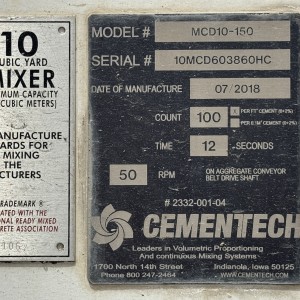 1M2GR2GC9KM006984 MACK Granite VIN