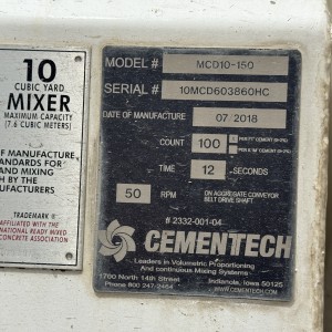 1M2GR2GC9KM006984 MACK Granite VIN