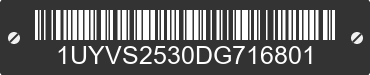 2013 UTILITY TRAILER MANUFACTURER Utility Trailer Manufacturer 1UYVS2530DG716801 VIN decoded